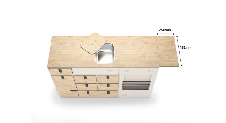 Countertop for Moon Kitchen Model 1 UK